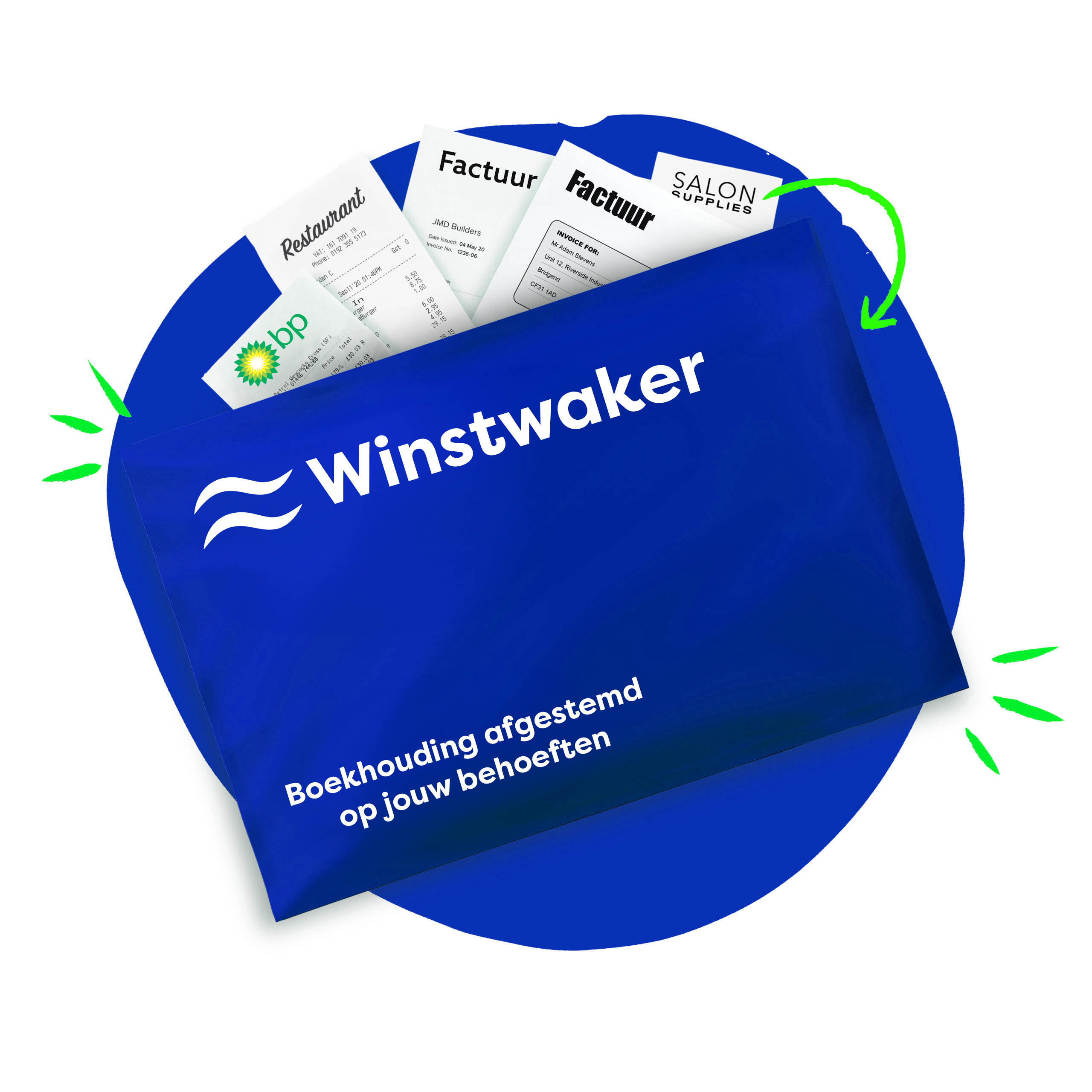 Winstwaker send us your documents in a freepost envelope